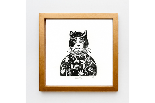 George Linocut
