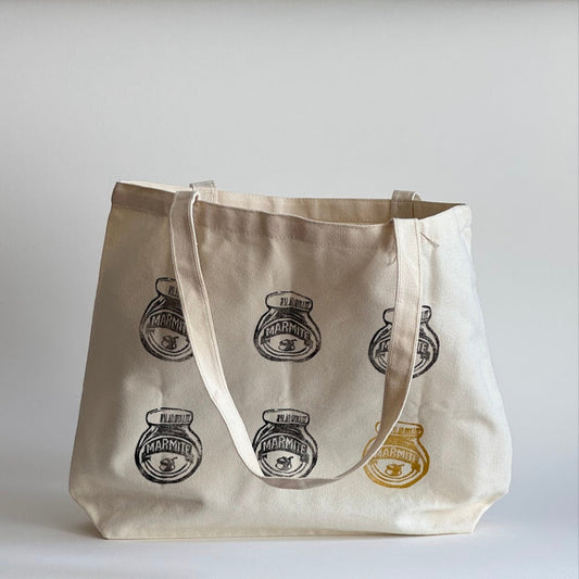 Marmite Linocut Tote Bag