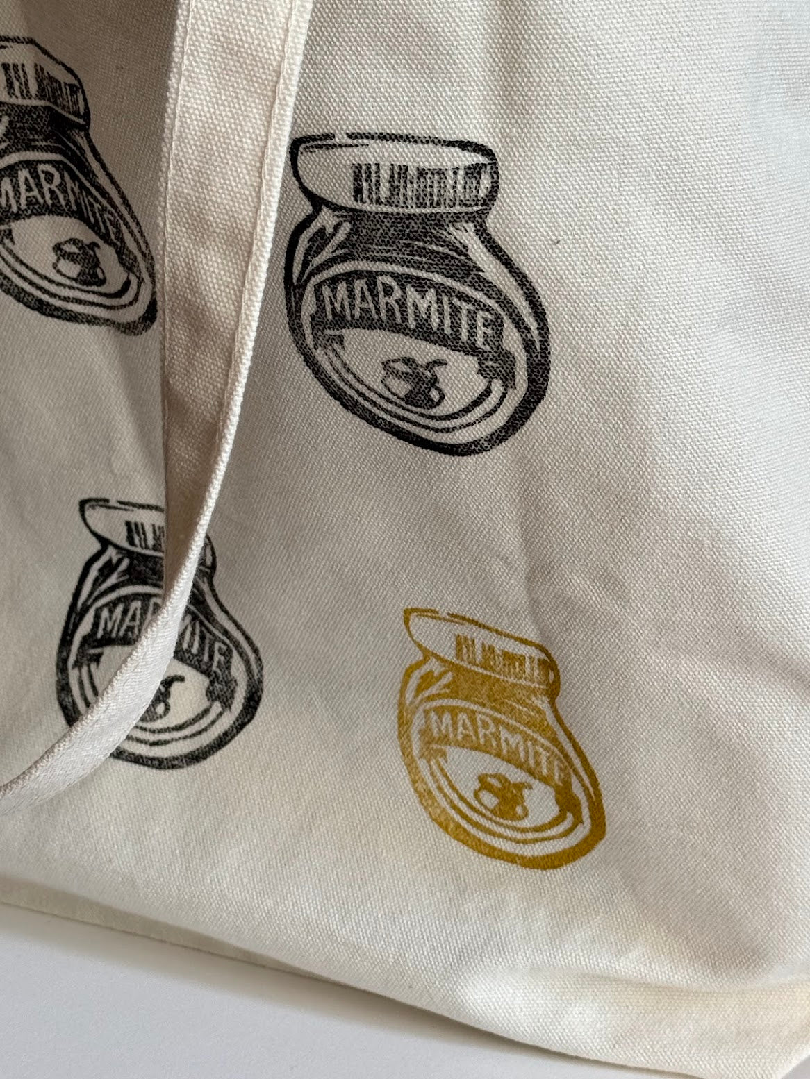 Marmite Linocut Tote Bag