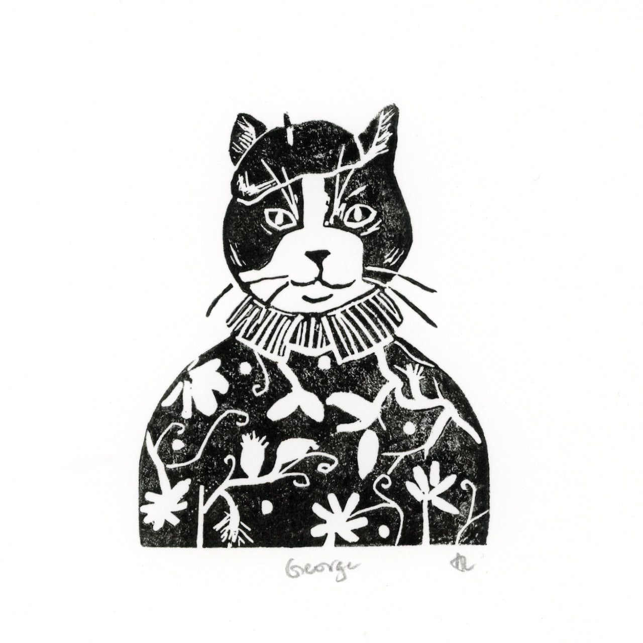 George Linocut