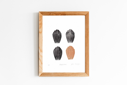 Madeleines Linocut