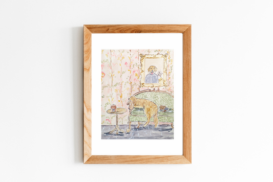 Felix at Leisure Print