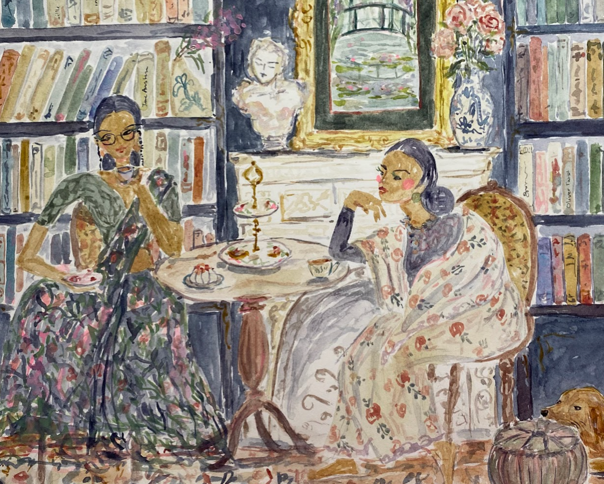 Women at Leisure II Print