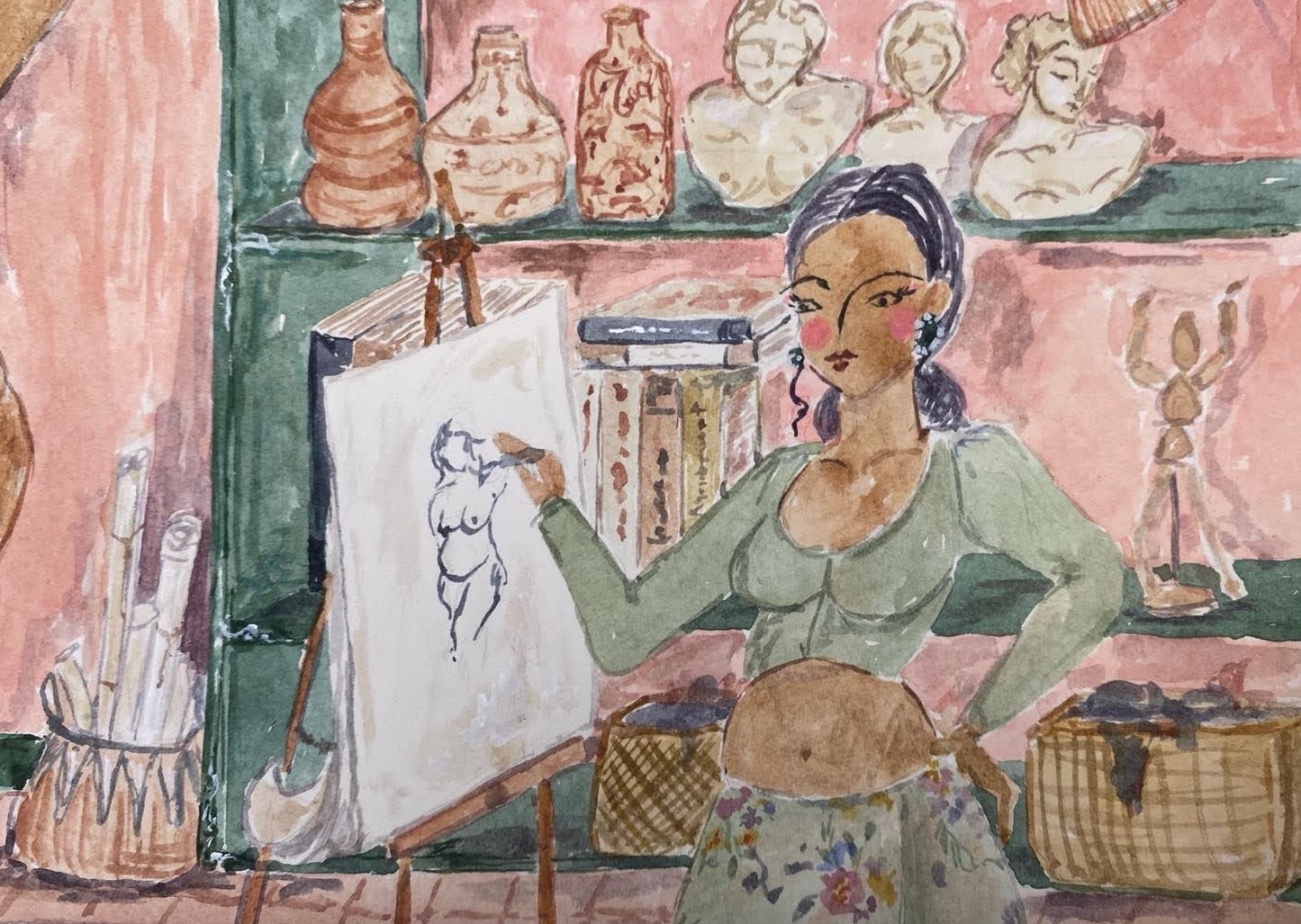 Women at Leisure IV Print