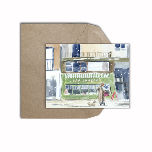 Baa Baazaar Greeting Card