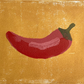 Chili Pepper Linocut