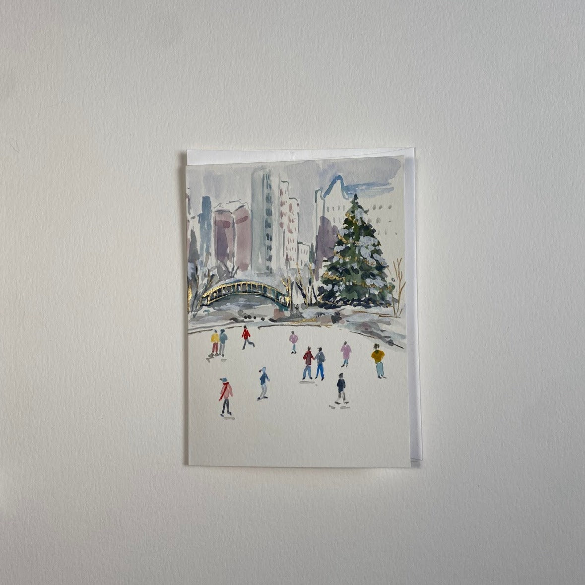 Winter Skate Greeting Card