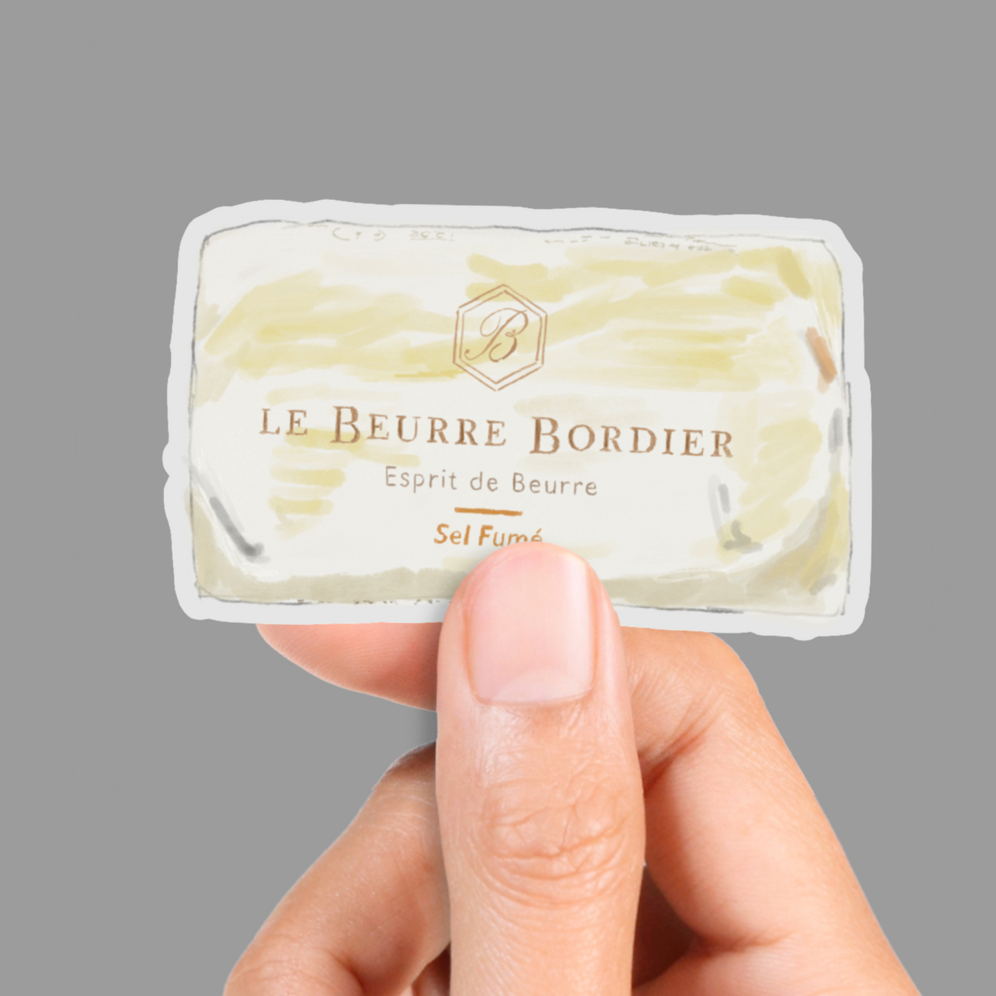 Butter 'Le Beurre Bordier' Sticker